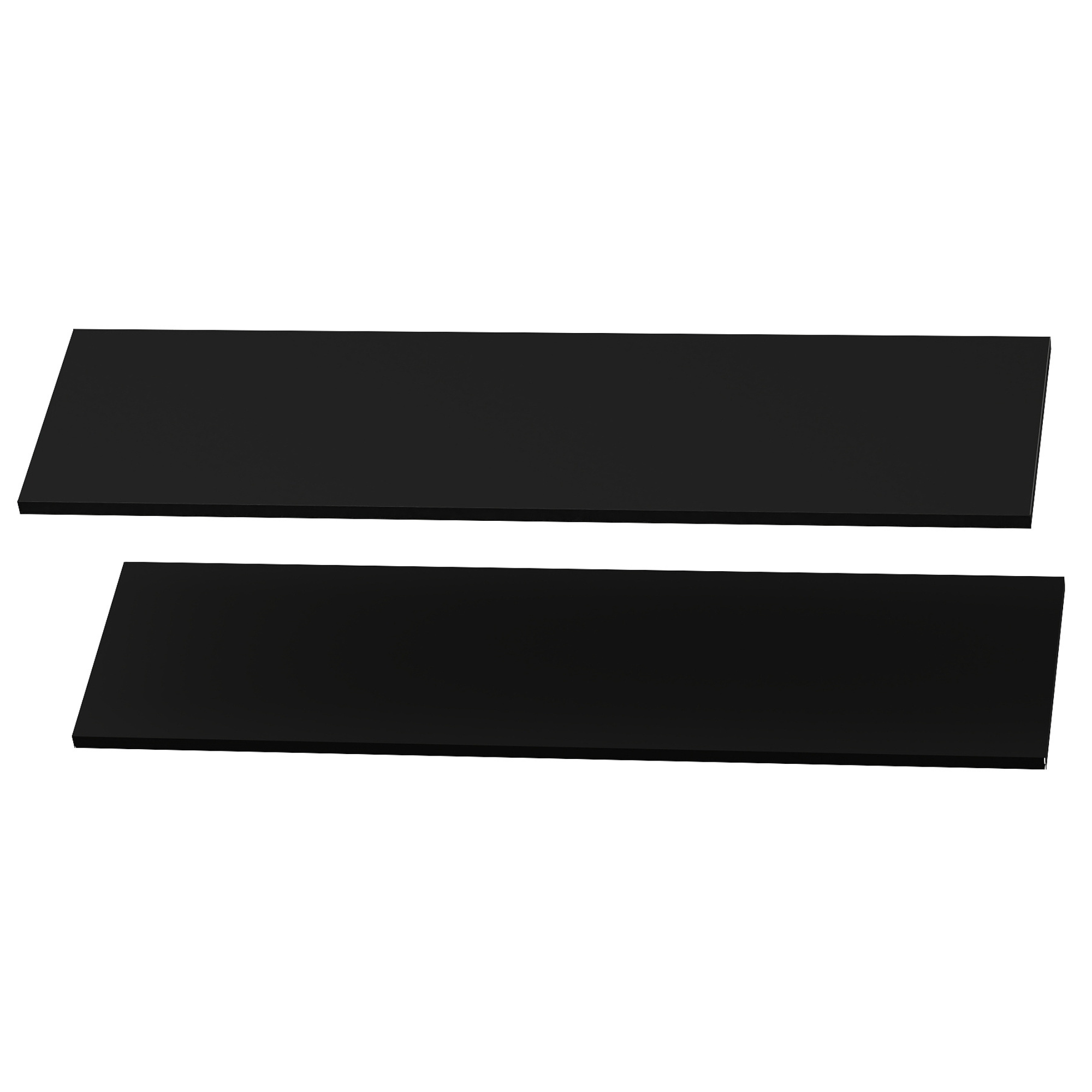 EHHLY 60 Cuft Outdoor Storage Shed Shelf, Outdoor Storage Cabinet Metal Shelves for 5.7x4.8 Ft Storage Shed, Vertical Resin Storage Shed Accessories, Black